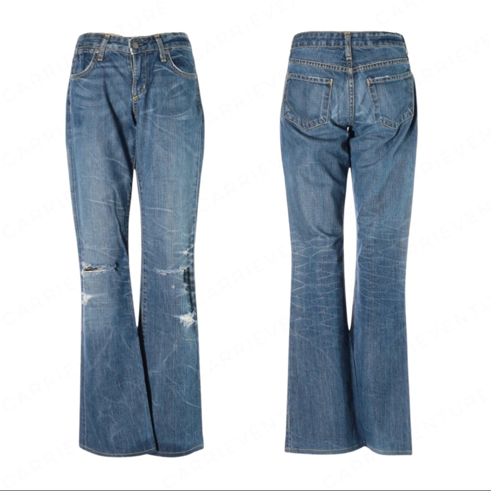 Paper Denim & Cloth Distressed Drifter Jeans - 24 - Picture 2 of 10